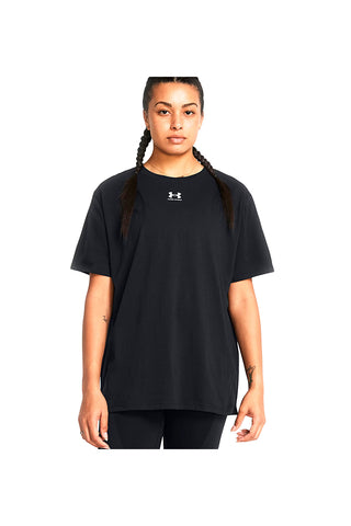 Under Armour Campus Oversize schwarzes Kurzarmshirt