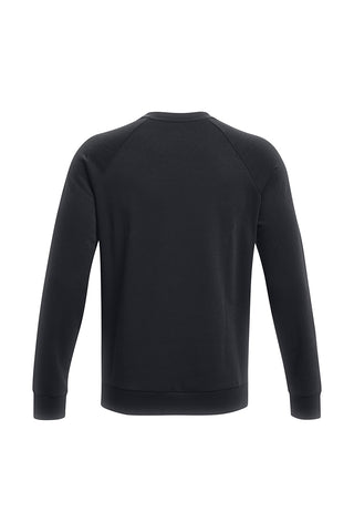 Felpa Nera Girocollo Under Armour Rival Fleece Crew