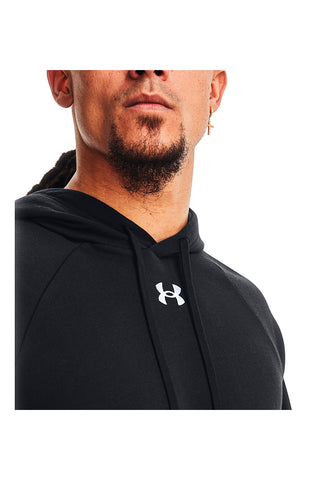 Schwarzer Under Armour Rival Fleece-Hoodie
