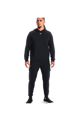 Schwarzer Under Armour Rival Fleece-Hoodie