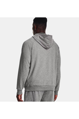 Under Armour Rival Fleece Logo Graues Kapuzenpullover