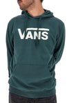 Vans Classic Vans Po-B Grünes Sweatshirt aus Fleecestoff