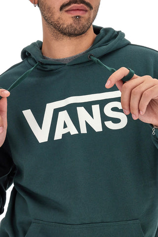 Vans Classic Vans Po-B Grünes Sweatshirt aus Fleecestoff