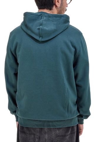 Felpa Verde In Tessuto Felpato Con Cappuccio Vans Classic Vans Po