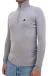 Pullover grigio con mezza cerniera BOARDMAN NBY8017