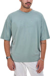 Grünes T-Shirt mit Frontdruck BOARDMAN 1007