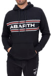 Schwarzes Kapuzenpullover, hergestellt in Italien, Abarth AH25FW379