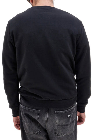 Schwarzes Abarth-Sweatshirt mit Rundhalsausschnitt und Kapuze AH25FW306
