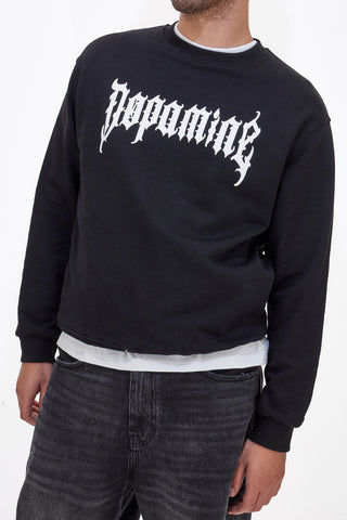 FELPA GIROCOLLO NERA BOARDMAN SWEATSHIRT DOPAMINE 3195