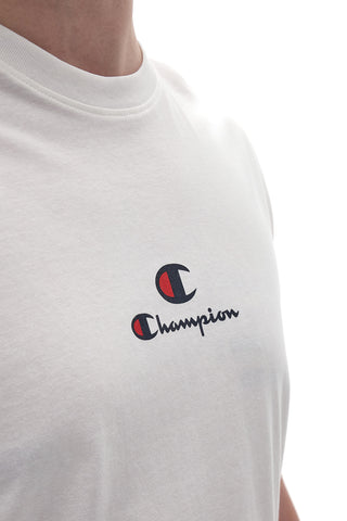 Maglietta a Maniche Corte Bianca Champion 220775