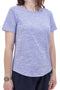 Skechers GO DRI SWIFT Tee – Lavendelfarbenes T-Shirt mit Rundhalsausschnitt
