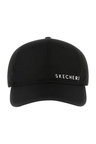 Schwarze Mütze mit verstellbarem Riemen - Skechers Skech-Shine Foil Baseball-Mütze