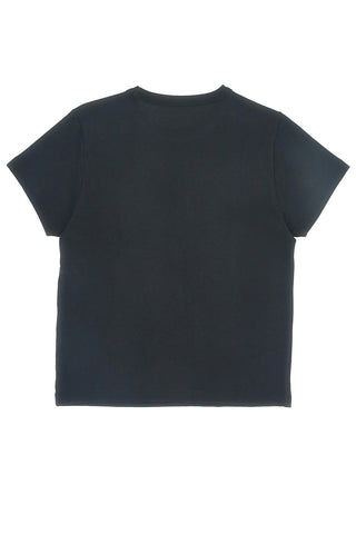 T-shirt nera in cotone con logo minimal Vans Basic Mini SS