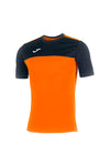 JOMA WINNER Orange und Schwarz Kurzarm-Sporttrikot