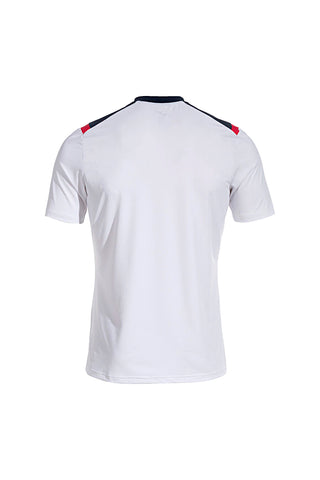 Maglietta Sportiva Girocollo Bianca e Blu JOMA TOLEDO