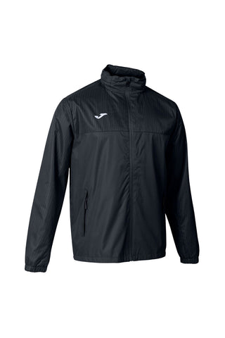 JOMA Montreal Schwarze Regenjacke mit Kapuze