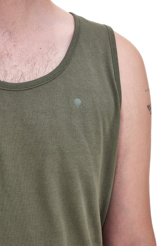 Sevenoaks NBY104 Tanktop aus leichter Baumwolle in Armeegrün