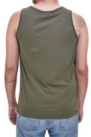 Sevenoaks NBY104 Tanktop aus leichter Baumwolle in Armeegrün