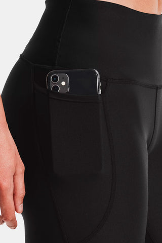 Schwarze Leggings UNDER ARMOR Tech HI Ankle Leg
