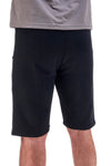 Schwarze Baumwoll-Shorts mit Kordelzug ABARTH AH24SS005