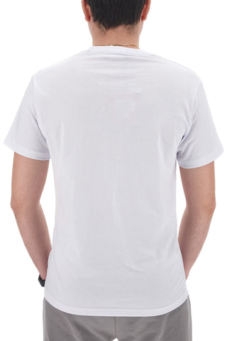 Weißes Rundhals-T-Shirt mit Racing Attitude-Aufdruck ABARTH AH24SS081