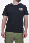 No Limits Schwarzes T-Shirt mit Brustaufdruck MATS002S25