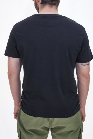 No Limits Schwarzes T-Shirt mit Brustaufdruck MATS002S25