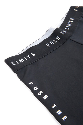 NO LIMITS Schwarze Radlerhose LALG002W24