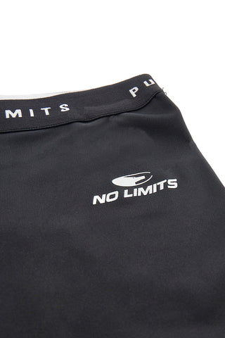 NO LIMITS Schwarze Radlerhose LALG002W24