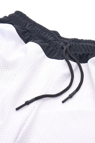 Pantaloncini Bianchi Sportivi Traforati al Ginocchio Bianchi e Neri BOARDMAN BRDM6