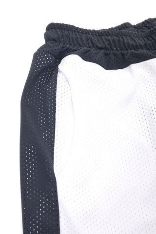 BOARDMAN BRDM6 Kniehohe perforierte Sportshorts in Schwarz und Weiß