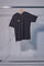 Schwarzes Kurzarm-T-Shirt mit geprägtem Aufdruck, hergestellt in Italien, Boardman Alpha 1
