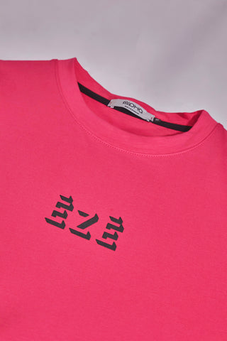 Maglia a Maniche Corte Nera e Fuxia Made in Italy Boardman Alpha 2