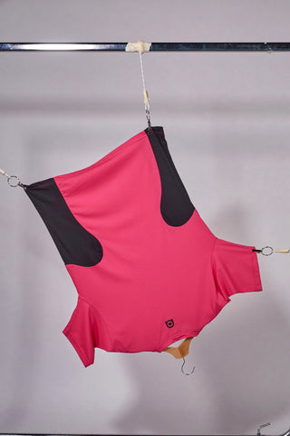 Maglia a Maniche Corte Nera e Fuxia Made in Italy Boardman Alpha 2