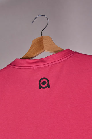 Maglia a Maniche Corte Nera e Fuxia Made in Italy Boardman Alpha 2
