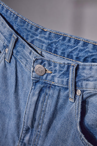 Baggy 5-Pocket-Jeansshorts Boardman 111