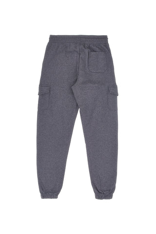 Pantaloni grigio scuro cargo interno felpato Boardman NBY821