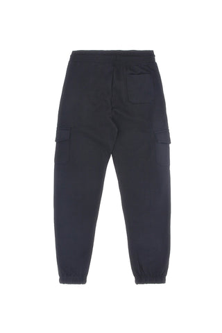 Pantaloni neri cargo interno felpato Boardman NBY821
