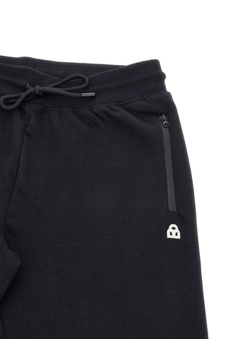 Pantaloni neri in felpa con zip Boardman NBY814