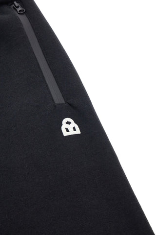 Boardman NBY814 Schwarze Jogginghose mit Reißverschluss