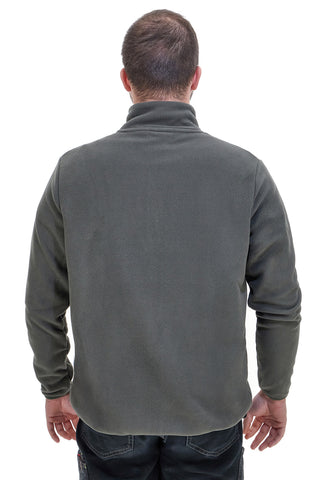 Pile verde con zip intera caldo Sevenoaks NBY389