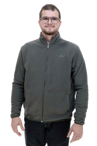 Pile verde con zip intera caldo Sevenoaks NBY389