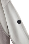 Boardman PT-MF-8050 zweifarbiger Hoodie mit hellbeigem und taubengrauem Fleecefutter