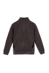 Felpa marrone mezza zip con collo alto interno felpato Boardman PT-M-F-8052