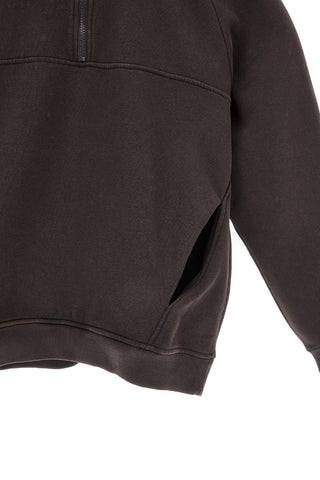 Felpa marrone mezza zip con collo alto interno felpato Boardman PT-M-F-8052