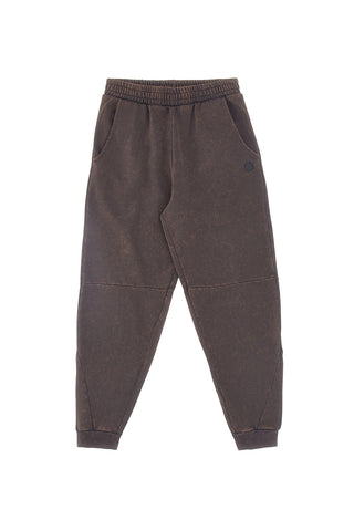 Braune Jogginghose im Vintage-Stil mit warmem Fleecefutter, Modell Boardman PT-MP-8053