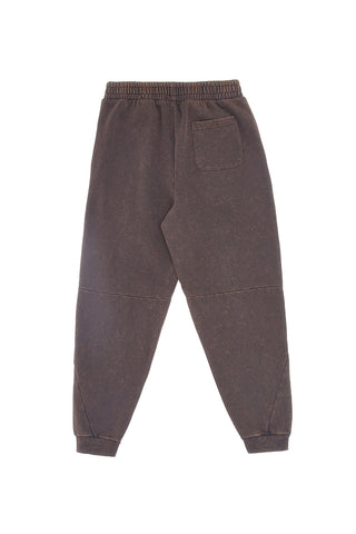 Braune Jogginghose im Vintage-Stil mit warmem Fleecefutter, Modell Boardman PT-MP-8053