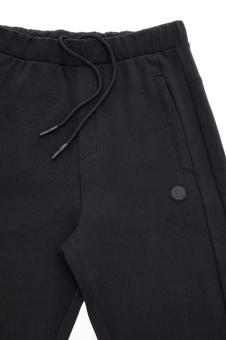 Schwarze Jogginghose mit Ton-in-Ton-Einsätzen Boardman PT-MP-8056