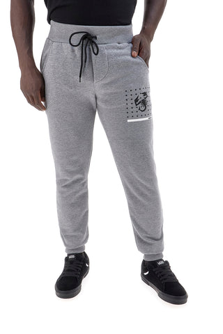 Graue Baumwoll-Jogginghose mit Abarth-Aufdruck AH005PA