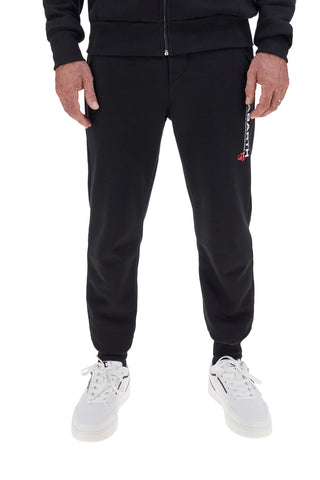 Schwarze Trainingshose mit Abarth-Logo AH001PA